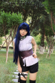 Anime Naruto Hinata hyuga Trang Phục Cosplay shippūden hyuga Màu Tím Quần toàn bộ Đen xanh dương cosplay hyūga Hinata 100cm tóc dài thẳng. 