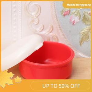 Madha 1:12 Dollhouse Miniature Lunch Box Simulation Plastic Storage Box Mini Fresh Keeping Box Food Toy Model Kitchen Tableware Decor