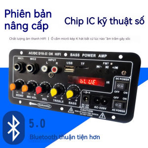[Bán Chạy 🔥]Bảng điều khiển khuếch đại kỹ thuật số Bluetooth với sợi quang D10，Nâng cấp - Với màn hình hiển thị