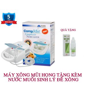 [HCM]Máy xông mũi họng compmist  Máy xông khí dung trẻ em người lớn bảo hành 5 năm