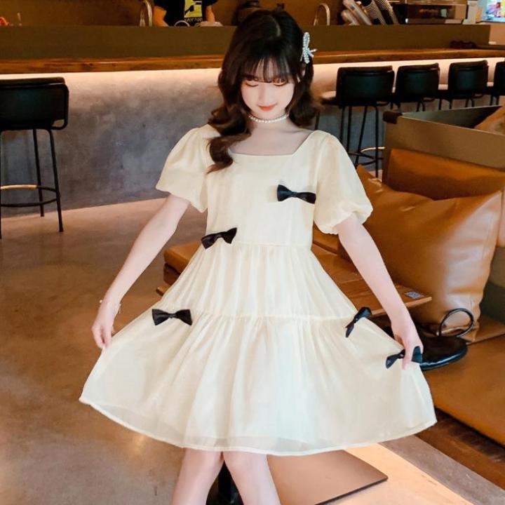 Váy bé gái mùa hè kiểu váy mùa hè Hàn Quốc cho bé váy ngắn tay váy công  chúa mùa hè 2019 kiểu mới - Váy đầm trẻ em cao cấp |