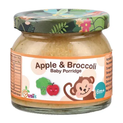 Eusik Baby Rice Porridge - Apple And Broccoli) 145G 6 Months+
