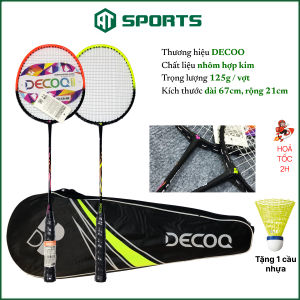 Bộ Vợt Cầu Lông Chính Hãng (2 Vợt) DECOO 11 - Cặp Vợt Cầu Lông Tốt Nhẹ Dây Căng