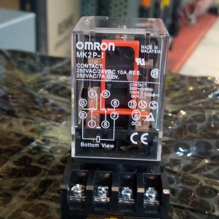 RELAY MK2P-I OMRON RELAY MK2P-I 8 PIN 220VAC - 10A | Lazada Indonesia