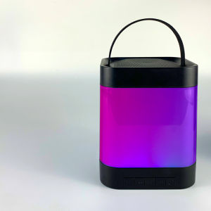 (HD1)Bluetooth speaker with RGB light FM TF USB and strong bass for computer and wireless sound. Pembesar suara Bluetooth dengan Lampu RGB FM TF USB dan Bass Kuat untuk Komputer dan Bunyi Tanpa Wayar