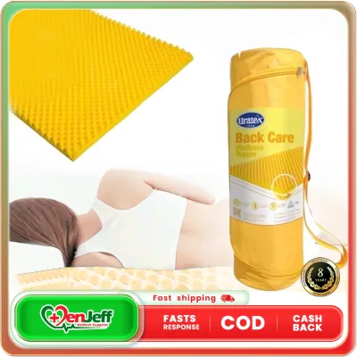 Uratex Egg Foam Mattress Anti Bedsore Mattress Yellow Sizes: Single Bed 36x75 Double 48x75 Full Double 54x75 or Queen Size 60x75 Bio-Aire Anti Sore Permahard Egg Mattress Topper 2inches Thickness Anti Bedsore Mattress