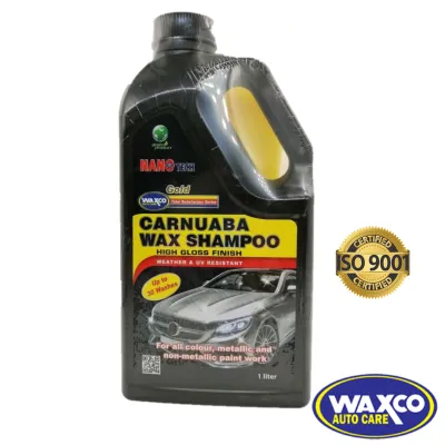 WAXCO Carnauba Wax Shampoo with Sponge 1000 ml