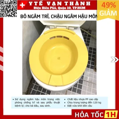 ✅ Bô Ngâm Trĩ Bayoka | Chậu Dụng Cụ Ngâm Hậu Môn Chậu Ngâm Mông -VT1021 - Y Tế Vạn Thành