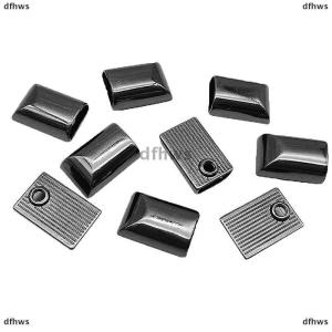 [COD] dfhws 10Pcs Metal Zipper Stopper Zipper Tail Clip Stop Tail Plug Head With Screw Diy Sewing Leather Hardware Craft