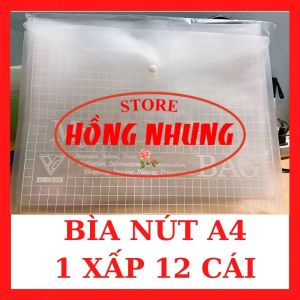 [Mới] Bìa Nút A4 Xấp 12 Cái giúp bảo vệ giấy tờ của bạn không bị hư hỏng