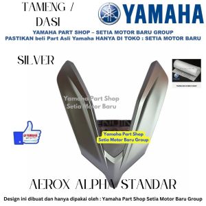 Tameng Panel Dasi Depan Silver Aerox Alpha Standar Silver 8 Asli Yamaha Surabaya