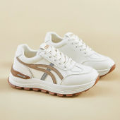 Running sneaker shoes for women korean flat Tennis shoes low cut white rubber shoes sapatos for women