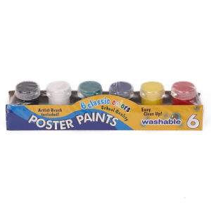 6 Pcs and 12 Pcs Poster Paint for Kids School & Painting Supplies Equipment Art Painting COD