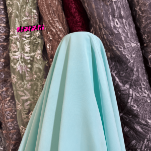 Kain Dora Baby Wardah | Kain Polos Bahan Gamis & Kemeja | Kain Polos Serba Guna (Harga Per 05 M)