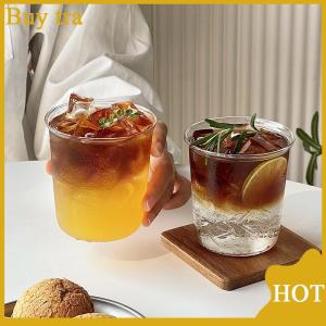 [Buytra] Coffee Cup Curled Latte Cups Household Drinkware Juice Milk Simple Mug Transparent Water Bottles ware Cups Coffeeware