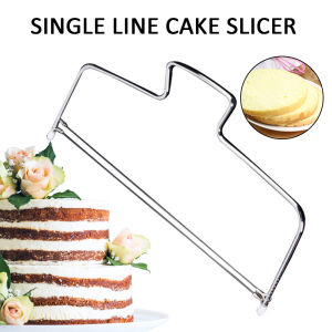 1PC Double Line Cake Cut Slicer Adjustable Stainless Steel Cake Decorating Mold DIY Bakeware Kitchen Cooking Tool