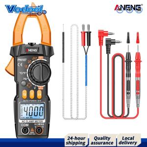 Professional Digital Multimeter with Clamp Function 4000 Counts LCD Screen for Electrical Troubleshooting and Maintenance