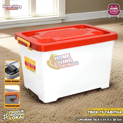 Kontainer Box Penyimpanan TBOX TABITHA OMEGA Serbaguna Kotak Penyimpan Container Box 80 Liter
