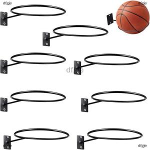 [COD] dfgje Multi-purpose Football Display Shelf Ball Holder Wall Mounted Basketball Storage Rack Living Room Decor Space Saving