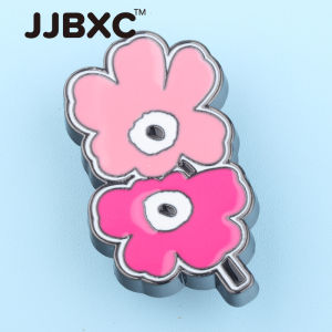 Shoe Accessories Metal Buckle with Flower Enamel for DIY Fashion Shoes