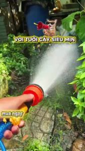 Đầu vòi nước phu sương mịn tưới cây tưới rau phi 21đầu vòi nước rửa xe đa năng bảo hành 24 tháng