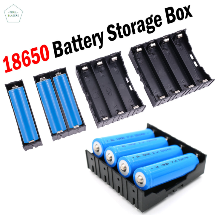 Upgrade DIY ABS 18650 Battery Holders Case for 1 2 3 4 Slots 3.7V 18650 ...