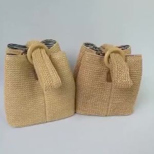 Womens straw bag 2026 New Handbag for girls Korean style beach bag bag Woven handbag fashionable