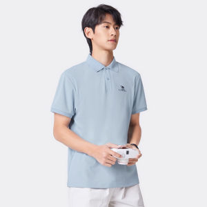 Cameljeans Mens Polo Shirt Summer New Moisture-absorbing Quick-drying Breathable Short Sleeve T-shirt