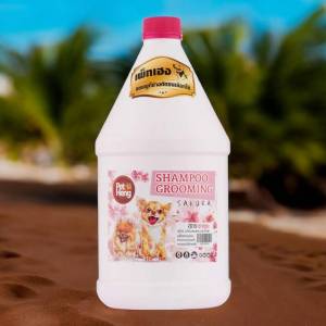 เพ็ทเฮง แชมพูอาบน้ำสุนัข สูตรซากุระ ขนาด1000 มิลลิลิตรx5ขวด