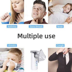 【มาถึงภายใน 2 วัน】Nebulizer N8 เครื่องพ่นยาแบบพกพาแบบใช้มือถือ Mini Inhaler เครื่องพ่นฝอยละอองตาข่ายเครื่องมือถือชาร์จเด็กมินิแบบพกพาอัลตราโซนิกเสมหะ