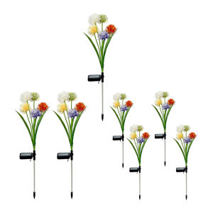 [Winnereco] 5 Đầu đèn cảnh quan năng lượng mặt trời không thấm nước trang trí lối đi đèn chiếu sáng sân vườn bền dễ dàng lắp đặt công tắc tự động xoay cho sân trong