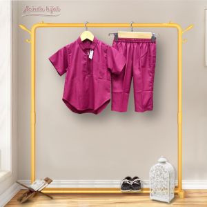 Baju Koko Anak Muslim Setelan 0-6 Tahun Katun Toyobo Premium