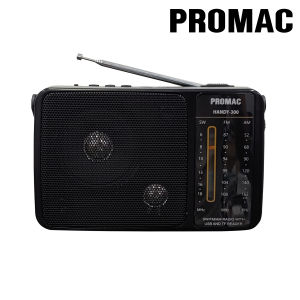 Promac HANDY-300 3-Band Radio with USB and SD card slot