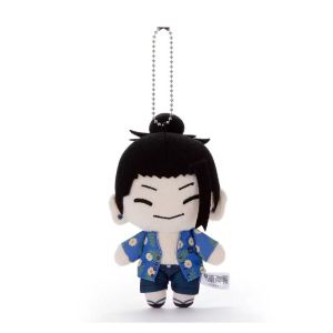 VERIDIAI Anime Peripheral Jujutsu Kaisen Plush Keychain Pendant Q Version Stuffed Satoru Gojo For Fans Cute Soft Geto Suguru Doll Collection Props