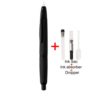 MAJOHN A1 Press Fish Scale Striped Metal Engraving Fountain Pen Retractable WIth ClipNo Clip Ink Pen Office School Writing Gift