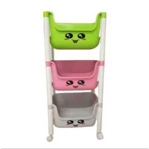 Zaman Now - Rak Barang 4 Susun / Organizer Serbaguna Motif Lucu