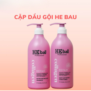 Dầu gộị xả He tepi Nano hồng thơm lâu mượt tóc kiềm dầu cho tóc dầu tóc chính hãng - 1000ml