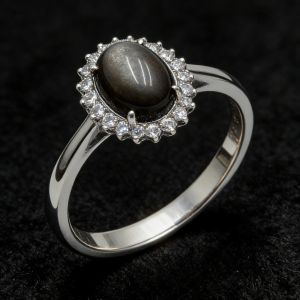 Elegant Black Crystal Ring & Bracelet Set – Perfect for Everyday Wear