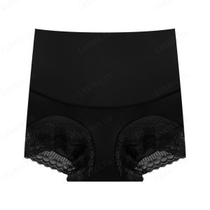 Lanrui กางเกงชั้นในเก็บทรงเอวสูงเนื้อเนียน ชุดกระชับสัดส่วนเอวสูงเนื้อเนียน กางเกงชั้นในลูกไม้ไร้ตะเข็บ