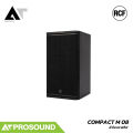 RCF COMPACT M 08 ลำโพงติดตั้งพาสซีฟ 2 ทาง 8 นิ้ว ตู้ไม้อัด 800W Peak 8 Ohm ความดัง 124dB AT Prosound. 
