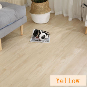 3D floor paste wood grain PVC waterproof adhesive floor 91 * 15cm wear-resistant
