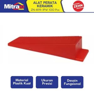 Zehn Pengatur Perataan Keramik ZN-8119-1PW Merah (100 Pcs)