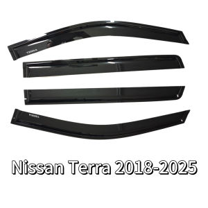 Rain Visor For Nissan Terra 2018-2025 Door Visor Rain Guard Window Visor Window Rain Door Visor