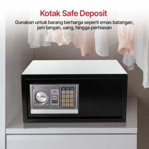 COD TaffGUARD Kotak Brankas Hotel Safety Box Password 43x35x20cm - 43EA