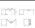 Phụ kiện bàn gập thông minh loại gập xuống, gập lên. 