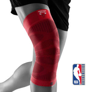 Bauerfeind Knee Sleeve "Sports Compression Knee Support NBA" Team Edition | Basketball Knee Sleeve | Right & Left Wearable Knee Brace