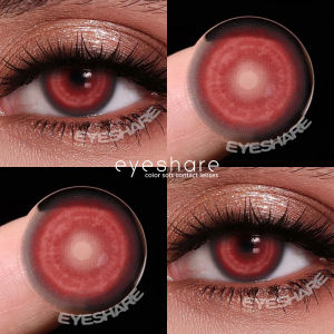 (COD)Eyeshare Halloween Contact Lenses Blue Red Purple 14.0MM Cosplay Colored Contact Lens