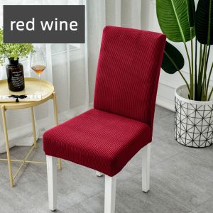 1PCS Universal Chair Cover Elastic Dining Chair Covers Stretch Dining Seat Home Anti-Dirty Seat Slipcover Sarung Kerusi Meja Makan Soft Seat Furniture Cover