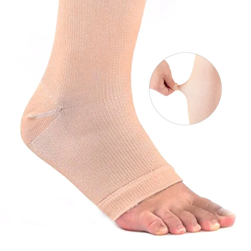COD Fit Unisex Knee-High Compression Stockings Varicose Veins Open Toe  Stockings Compression stockings may help