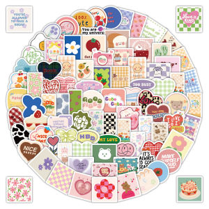 【SG Stock】100PCS Retro European and American Incomplete Diary Art Graffiti Stickers Decorative Bookkeeping Stickers,Aesthetic Stickers for Laptop Phone Water Bottles Bike Scapbook ComputerWaterproof Vinyl Artist Decals